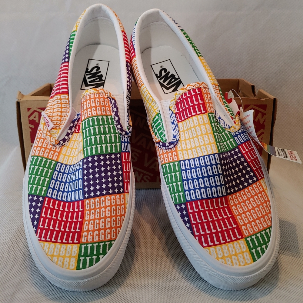 Vans Pride Slip-Ons M- 8.5 / W- 10